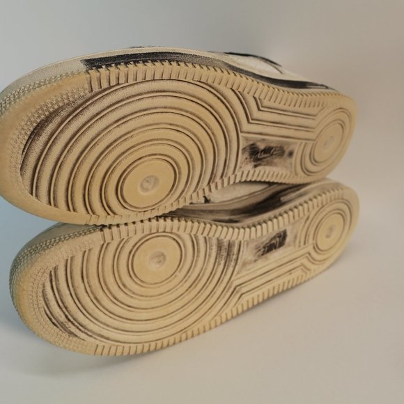 NIKE AIR FORCE 1 LOW PARANOISE WHITE/BLACK 10.5 - Picture 5 of 7